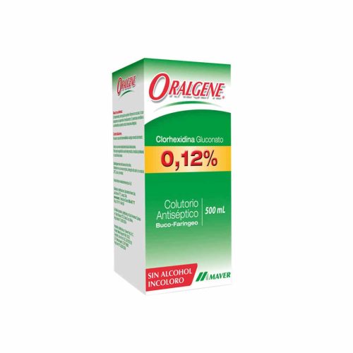 Colutorio Clorhexidina Oralgene 0,12% 500ml - Maver