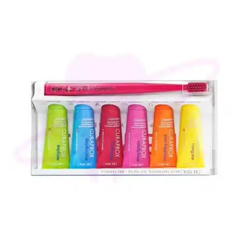 Set Curaprox Be You 6 Pastas 10Ml Surtidas + Cepillo 5460