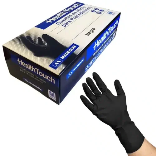 Guantes Nitrilo Color Negro