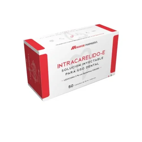 Anestesia 2% Intracarelido-e  50 tubos - Maver