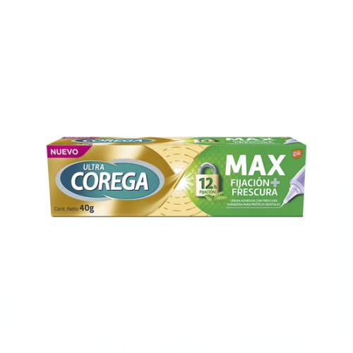 Crema Adhesiva P/Protesis Max Hold & Fresh 40gr - Corega