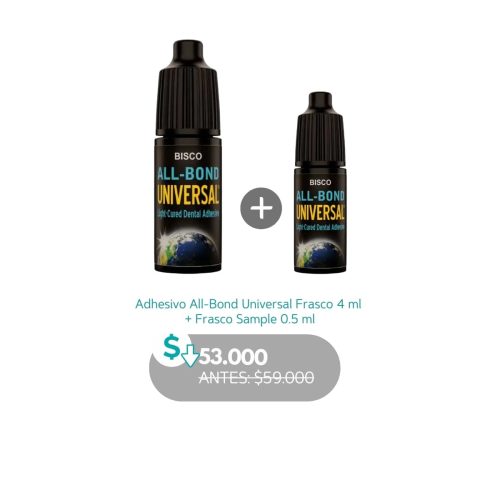Adhesivo All-Bond Universal Frasco 4 ml  + Frasco Sample 0.5 ml - Bisco